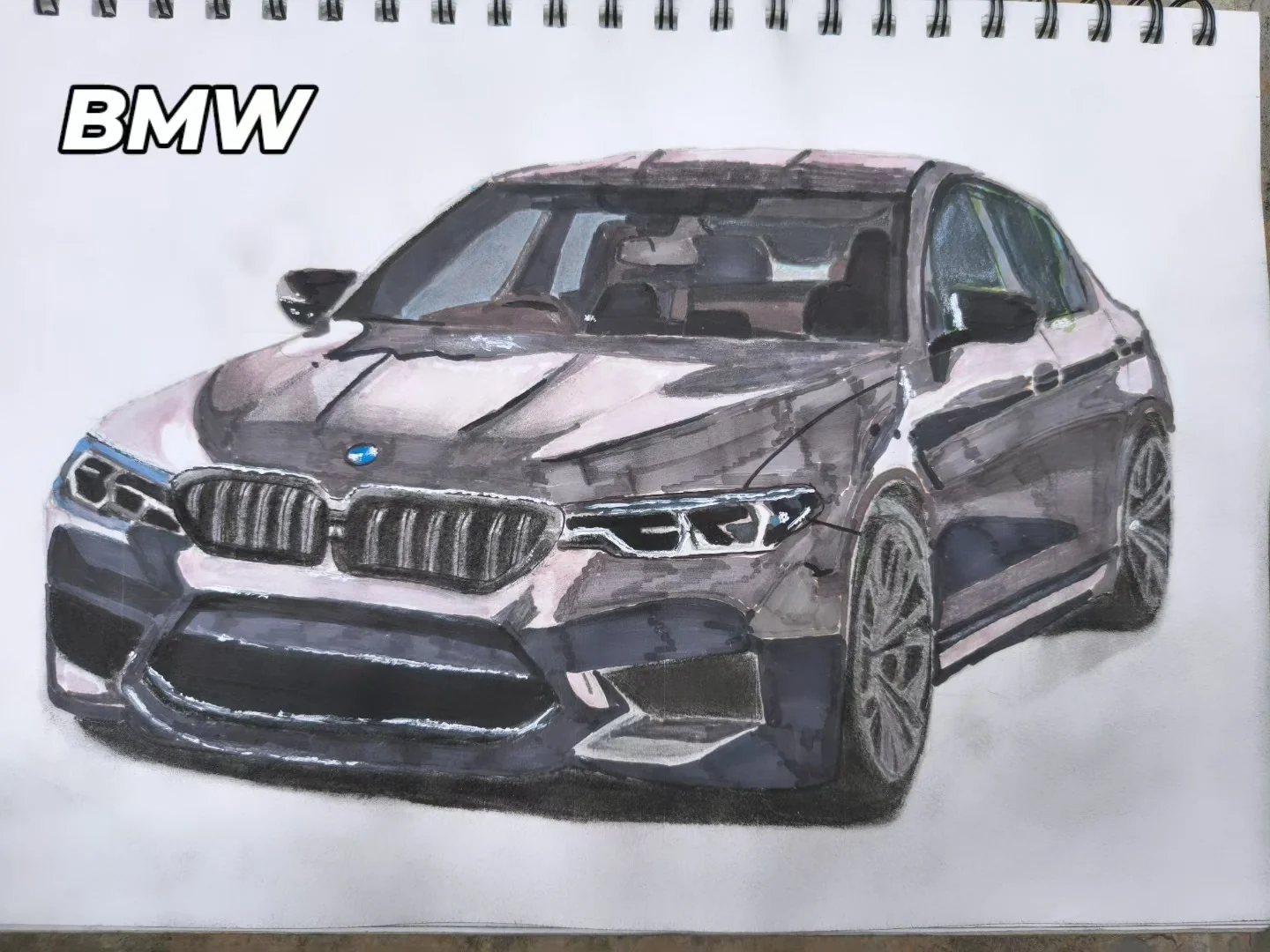 BMW M5 Competition artwork